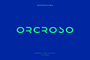 Orcroso - Modern Futuristic Typeface, a Sans Serif Font by Letterna (Thumbnail 1 of 4)