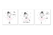 Cute Ballerinas!, a Graphic by Irene_Boiko_ART (Thumbnail 6 of 7)