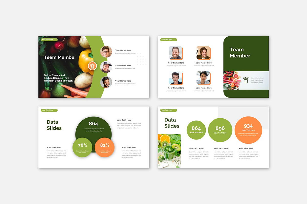 Fresh Food Health Care Powerpoint, a Presentation Template by Robs Daily Design (Photo 5 of 8)