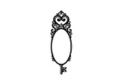 Vintage Key Frame SVG Bundle, an Illustration by Gaye Art (Thumbnail 25 of 31)