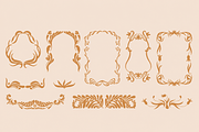 Art Nouveau Frames & Ornaments, a Decorative Illustration by Anna Studio (Thumbnail 6 of 12)