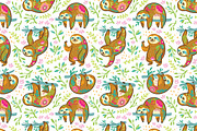 19 Fantasy Seamless Patterns, a Pattern Graphic by PenguinHouse (Thumbnail 7 of 20)