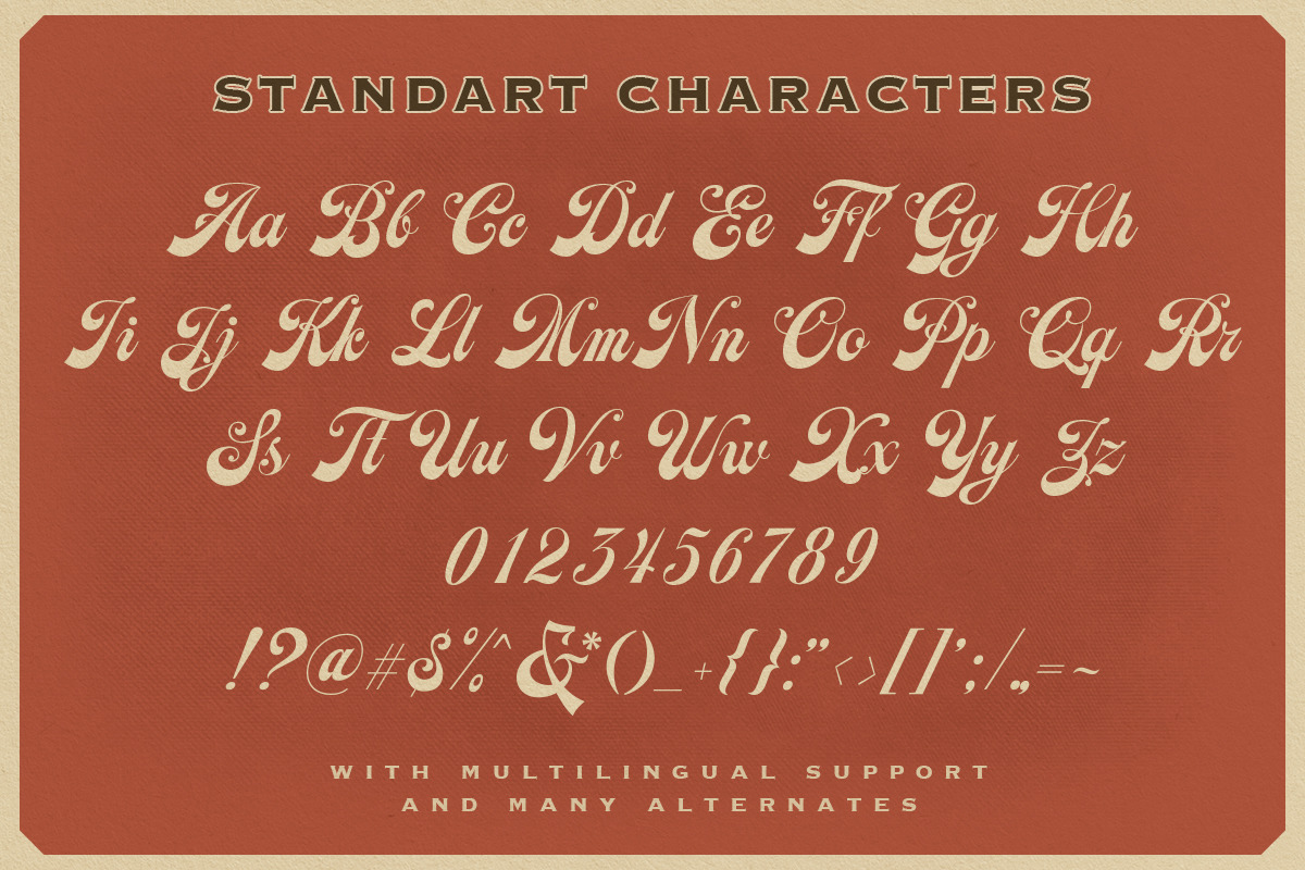 Earthgate - Bold Script Typeface, a Script Font by Letterhend Studio (Photo 8 of 9)