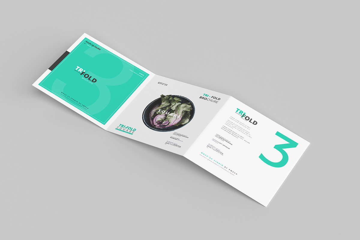 Square Brochur Mockups - Three Fold, a Print Template by pmvch (Photo 7 of 11)
