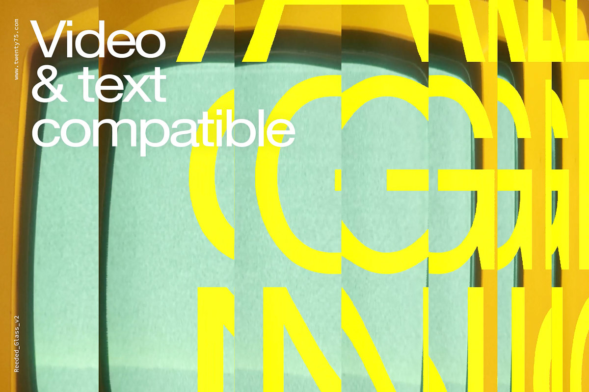 Reeded Glass V2 – Video Displacement, a Texture Graphic by Twenty75 (Photo 4 of 7)