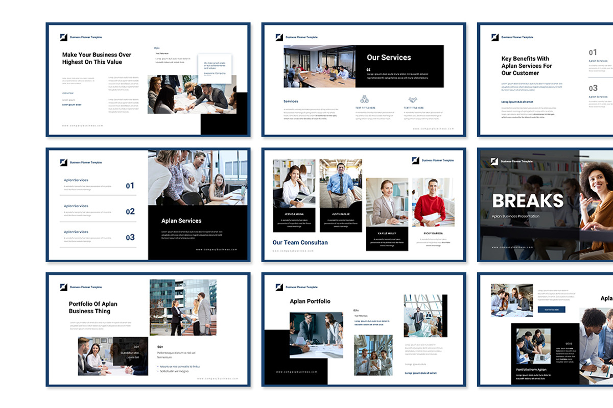 Alpan Business Presentation Template, a Presentation Template by Analogous Temp (Photo 3 of 5)