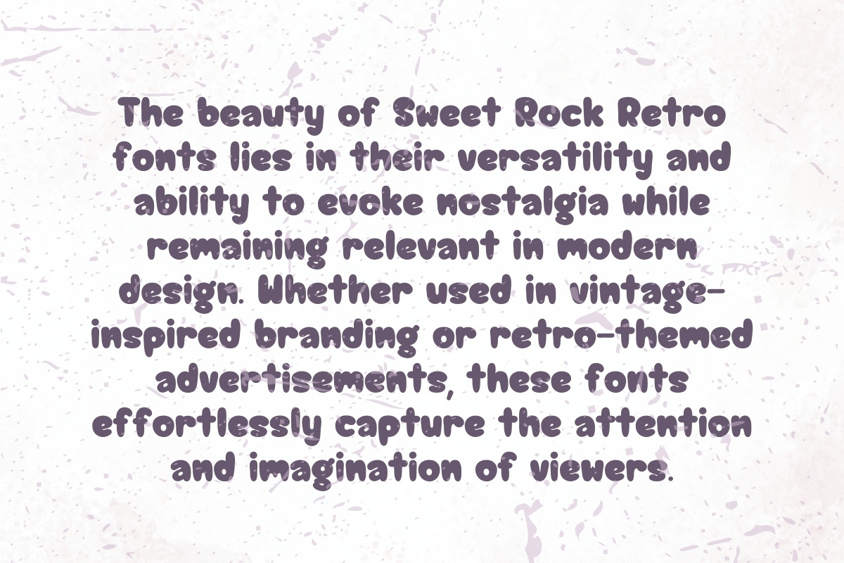 Sweet Rock Retro - Handwriting, a Handwritten Font by Charmingbear59.design (Photo 3 of 5)