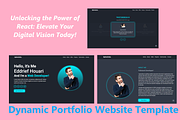 Dynamic Portfolio Website Template, a Landing Page Template by WebMasteryStudio (Thumbnail 2 of 7)