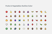 50 Fruits & Vegetables Color Icon, an Icon by Those Icons (Thumbnail 2 of 2)