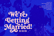 Breaking March - Groovy Bold Serif, a Serif Font by Sarid Ezra (Thumbnail 6 of 11)