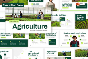 The Power of Agriculture PowerPoint, a Presentation Template by Loin Studio