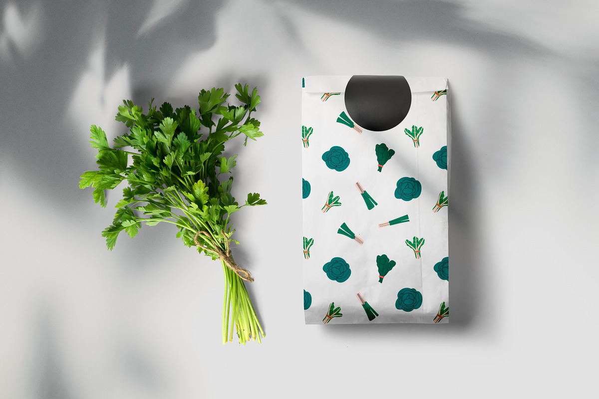 Vegetables & fruit seamless patterns, a Pattern Graphic by Good Studio (Photo 6 of 9)