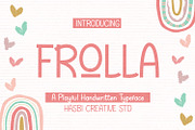 Frolla - Cute Display, a Font by Hasbi Creative (Thumbnail 1 of 8)