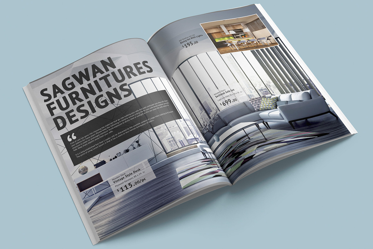 Furniture Broucher A4 Template, a Flyer Template by Sainath Chillapuram (Photo 5 of 6)