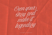 Algloria Script Variable Pro, a Script Font by Letter Fresh (Thumbnail 11 of 15)