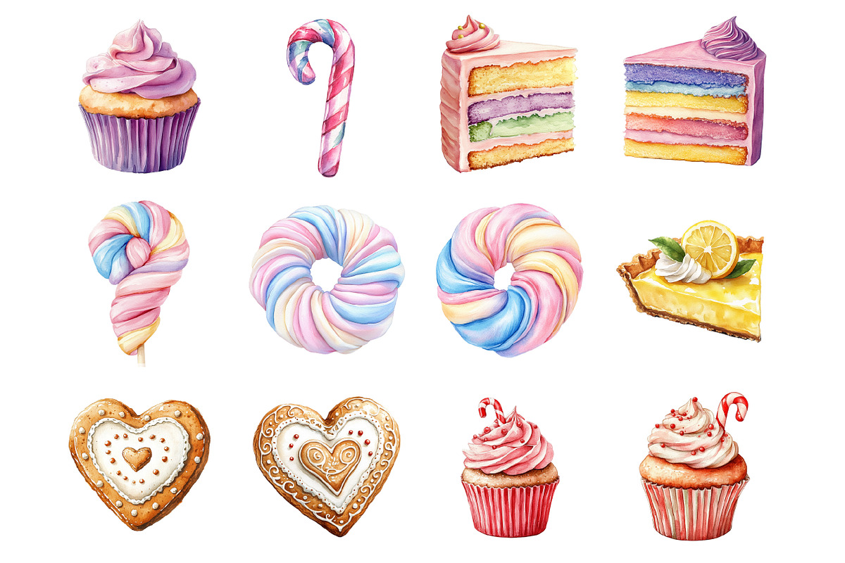 Cupcake & Sweet Treats, an Illustration by Design Market (Photo 4 of 4)