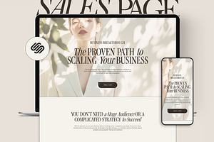 Sales Page Website Template