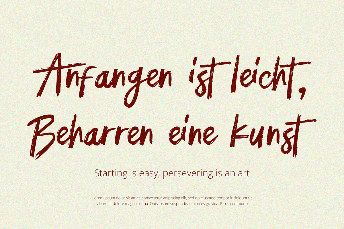 Hollowstone - Brush Font, a Script Font by Alpaprana (Photo 5 of 10)