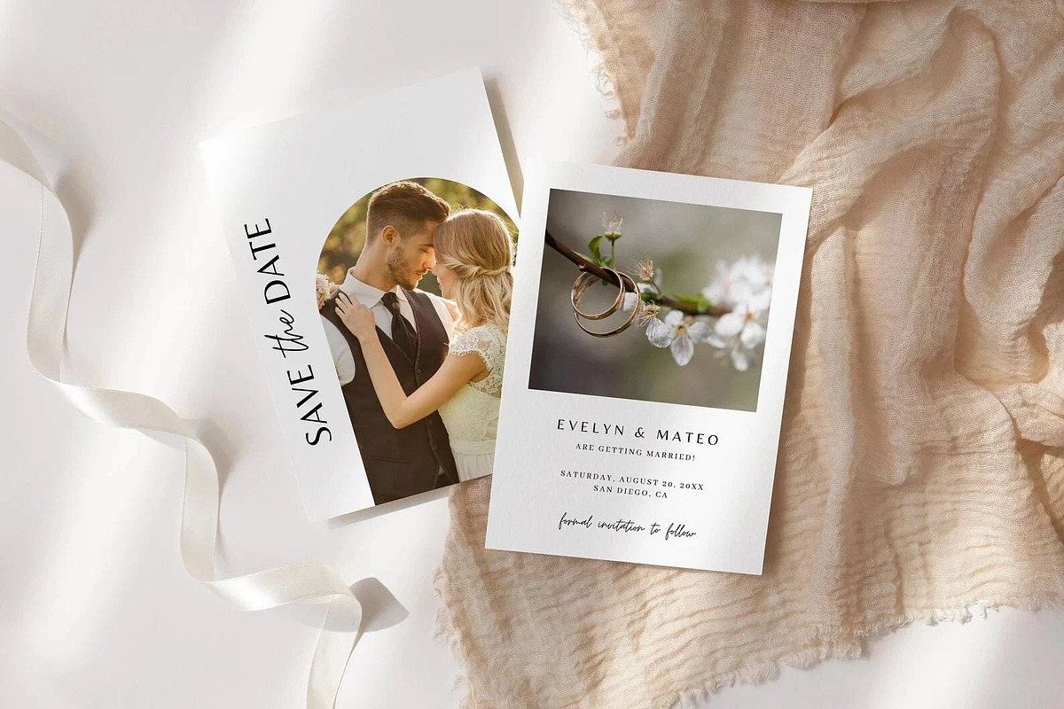Photo Save the Date Invite, an Invitation Template by LucaTheme (Photo 2 of 6)