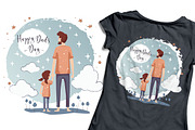 Father Day Vector Illustrations, an Object Graphic by Evgeniia (Thumbnail 5 of 10)