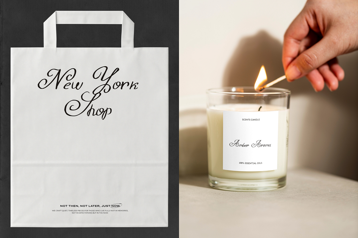 4 in 1 New York Story Retro Fonts, a Script Font by Ashiya Pixel (Photo 10 of 19)
