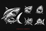 10 Bundle Dark Art Shark Fish Beast, an Illustration by Morspective (Thumbnail 5 of 7)