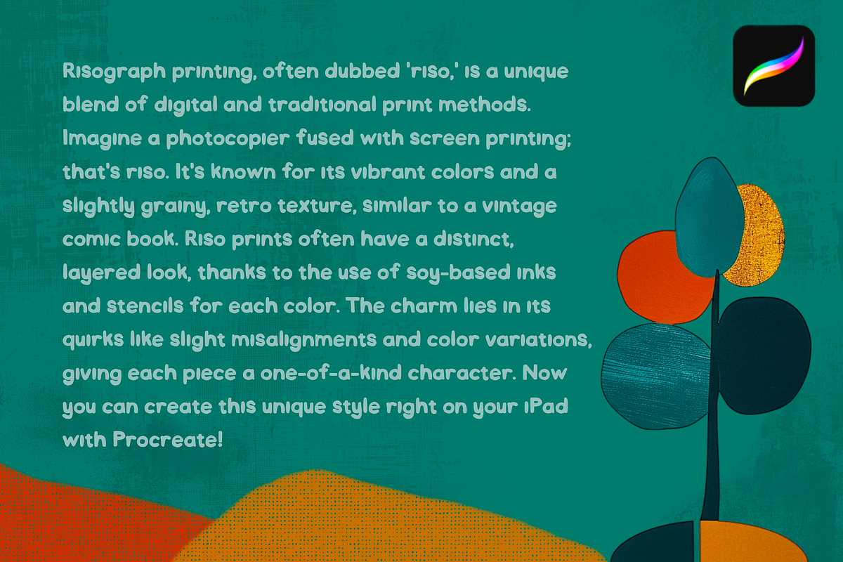 RisoTex Procreate Brushes, a Brush Add-On by Mels Brushes (Photo 2 of 5)