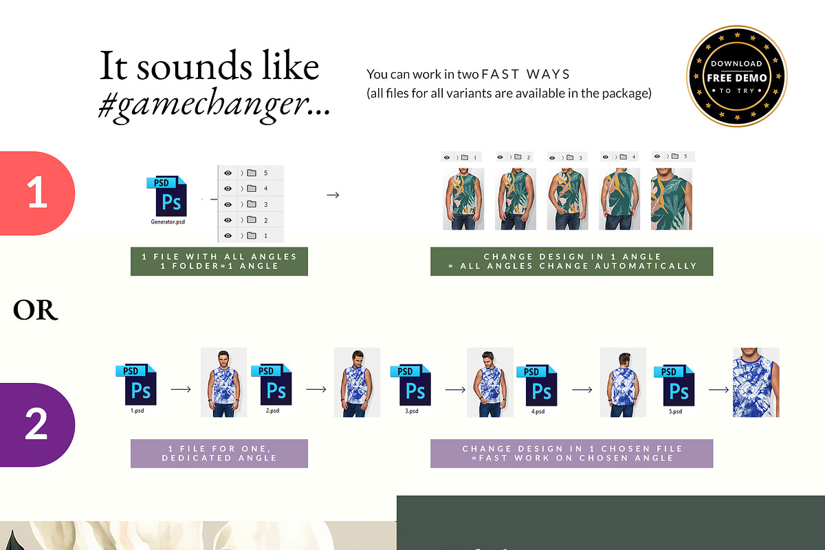 Men Tank Top 10x Mock-ups, a Shirt Mockup by Mocca Mockups Store (Photo 2 of 9)