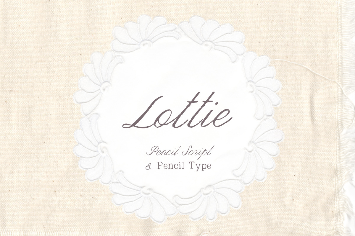 Lottie Pencil Script & Type Duo, a Script Font by Margot + Co (Photo 10 of 11)