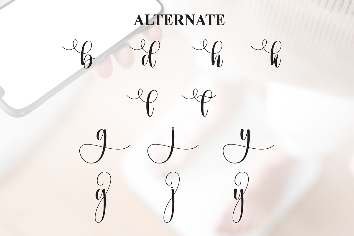 Weighing | Script Font, a Handwritten Font by Scratchones (Photo 8 of 9)