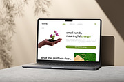 Ecovia Sustainable Lifestyle Landing, a Landing Page Template by productype1 (Thumbnail 3 of 5)