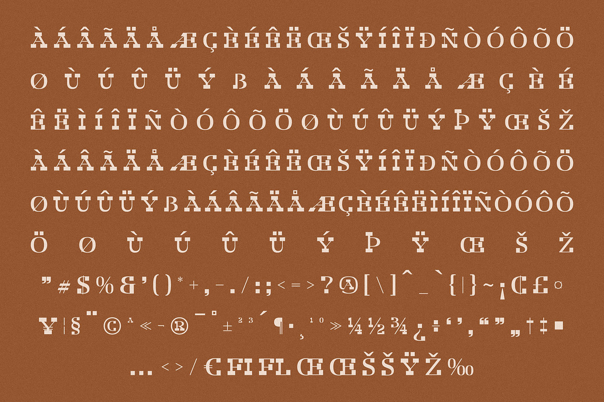 Strong Frame New Slab Serif Font, a Slab Serif Font by Storytype Studio (Photo 14 of 15)