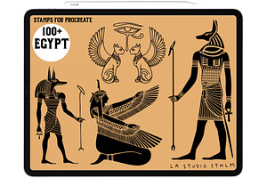 Egypt - Procreate Tattoo Stamp Set