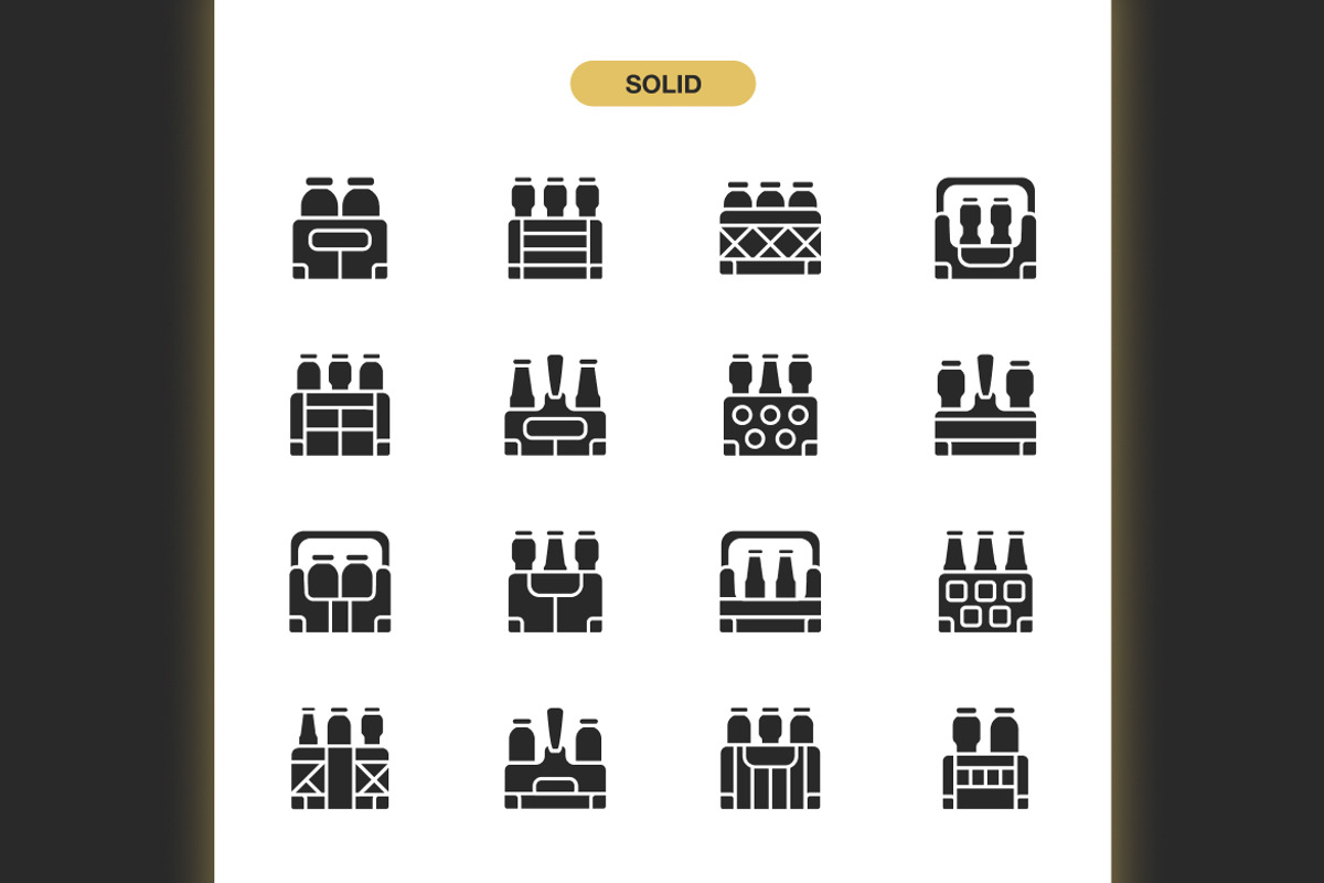 Drink Crate Icons, an Icon by Spacepixel Creative (Photo 3 of 3)