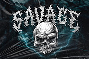 Anarcos Blackletter Metal Horror, a Blackletter Font by dansdesign (Thumbnail 5 of 7)
