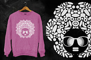 Monochrome female afro faces, a Person Illustration by eka panova (Thumbnail 2 of 5)