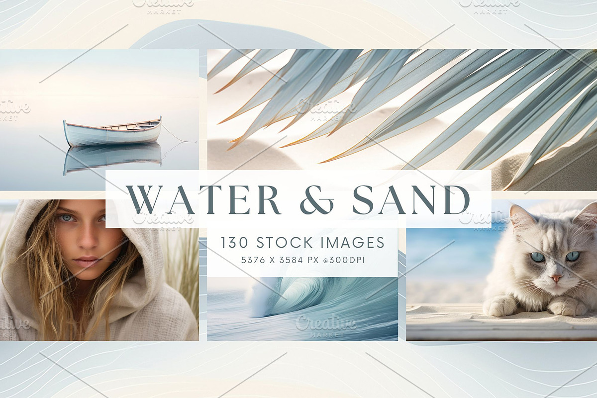 Water & Sand 130 Stock Photos Bundle, a Wallpaper Photo by Iconogenic (Photo 1 of 8)