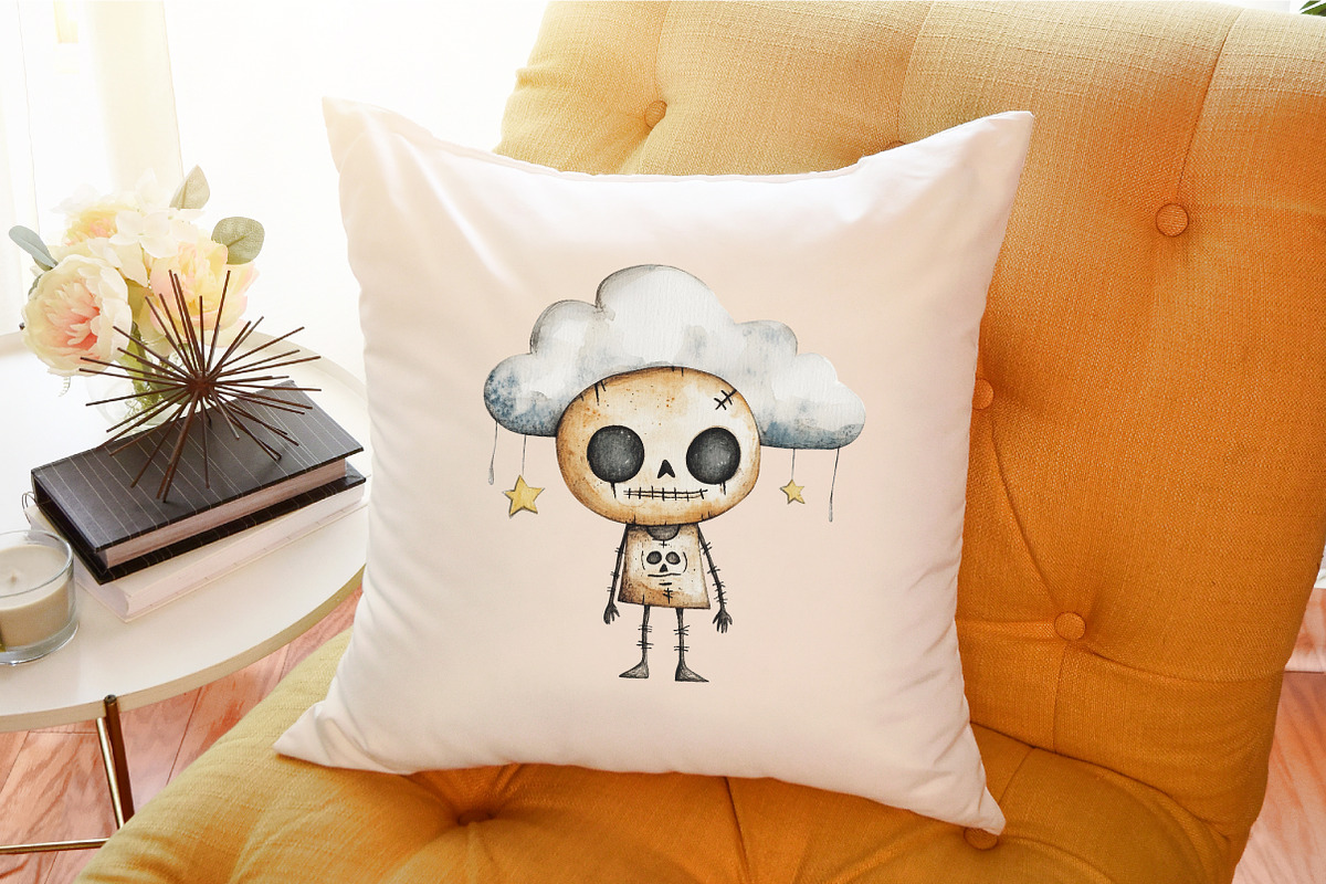 Summer Gothic Voodoo Doll Clipart Bu, an Illustration by Sublimation Artist (Photo 6 of 6)