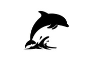 Dolphin Jumping Silhouette Vector, an Illustration by Designs_River (Thumbnail 21 of 51)