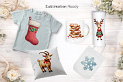 UglyCute Nordic Christmas Clipart, an Illustration by Artnoy (Thumbnail 6 of 8)