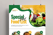 Special Food Menu Flyer Template, a Flyer Template by MightyDesign (Thumbnail 2 of 6)