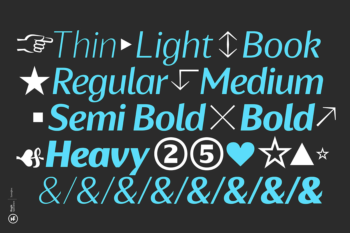 Ragik Sans, a Sans Serif Font by Hurufatfont (Photo 8 of 14)