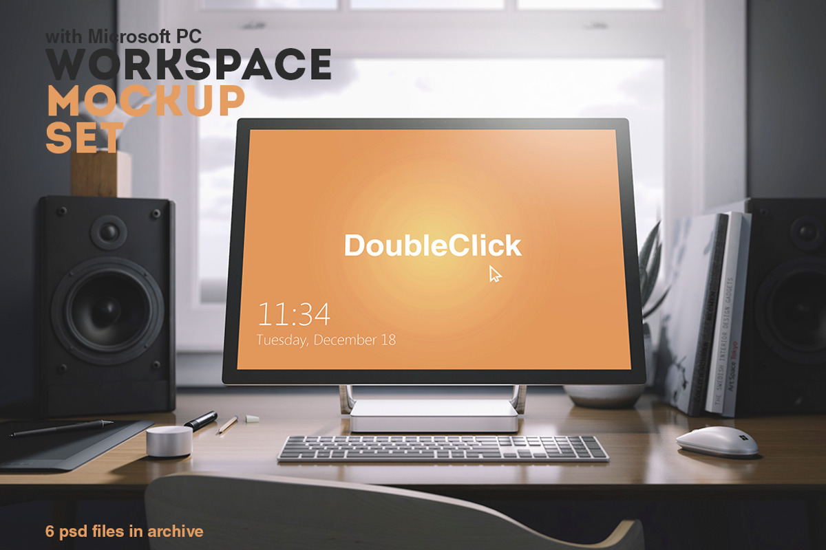 Workspace Mockup Set 6, an iPad Mockup by Best Pixels™ (Photo 1 of 6)