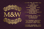 Vintage font with curls, a Font by Guten Tag Vector (Thumbnail 3 of 4)