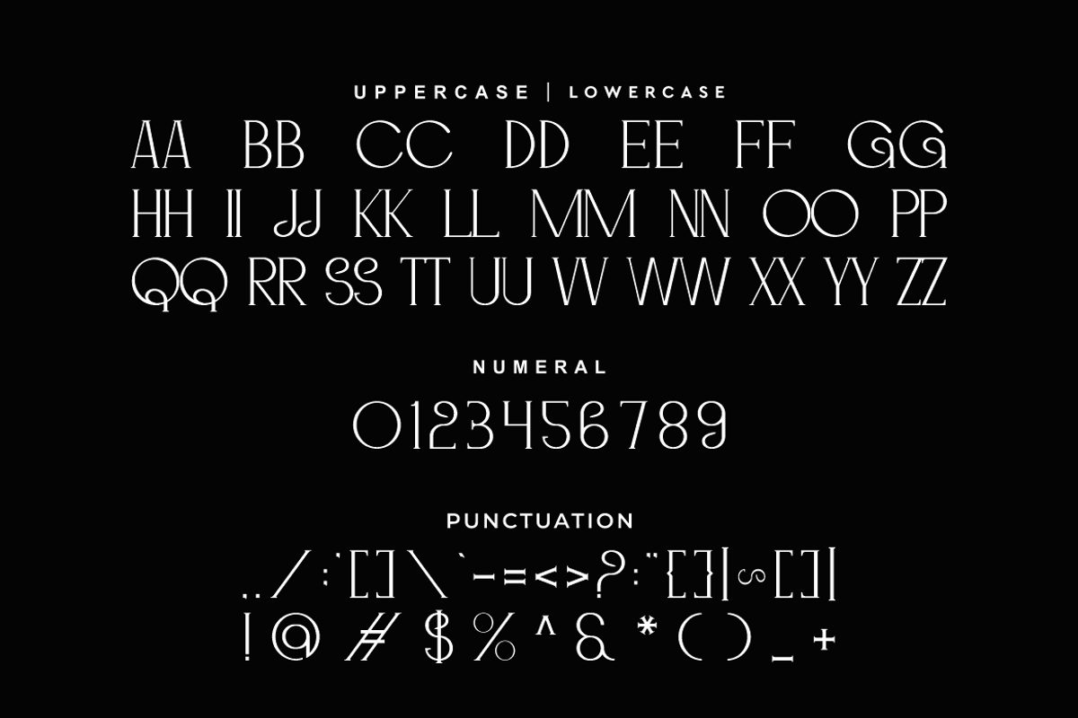 Gromook - Elegant Modern Font, a Serif Font by Iqsiart Studio (Photo 6 of 8)