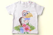 Tropical birds Cute Animals, an Animal Illustration by vivastarkids (Thumbnail 5 of 7)
