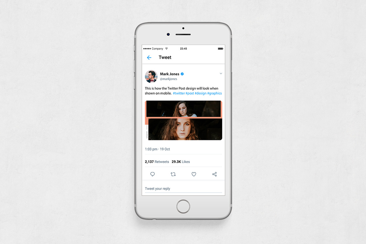 Style Twitter Posts, a Social Media Template by Social Corner Graphics