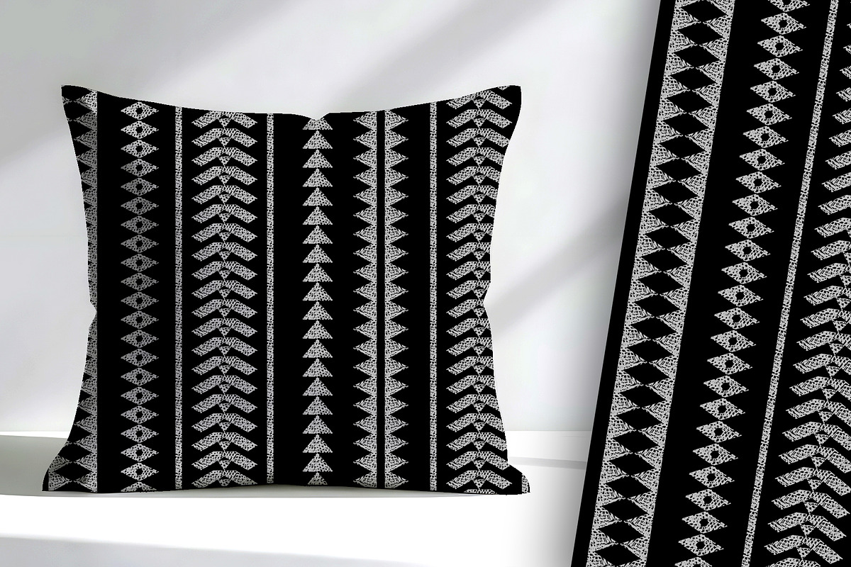 Native Geometric on Black Seamless, a Pattern Graphic by Sharon Schwalbe (Photo 5 of 5)