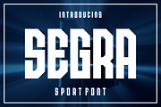 Segra - Sport Font, a Sans Serif Font by lelevien (Thumbnail 1 of 4)