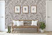 Forest Christmas  b&w, a Decorative Illustration by Lisla (Thumbnail 5 of 11)